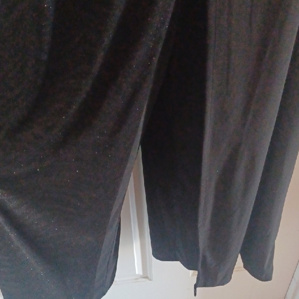 R&M Richards Black One Shoulder Jumpsuit, 22W - Picture 6 of 9